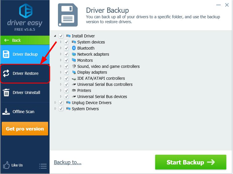 Free Driver Restore Software