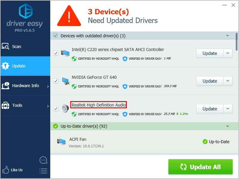 download driver realtek hd audio asus windows 10