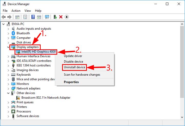 intel hd graphics 4000 driver crash