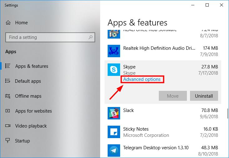 how to set up skype messages not sending