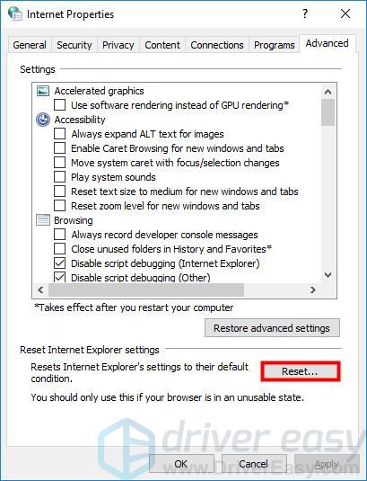 how to update internet explorer only