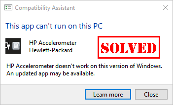 hp 3d driveguard software fails to install