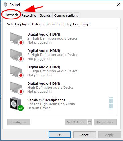 static sound coming from laptop speakers