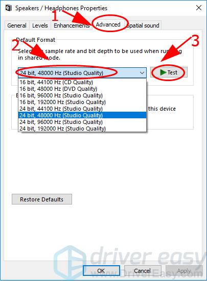 volume on dell laptop not working