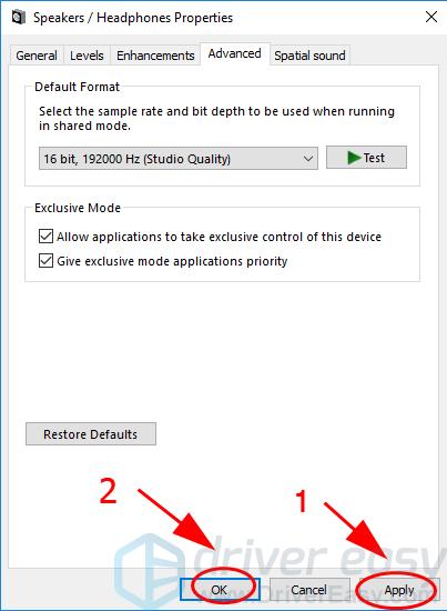 dell computer speaker not working