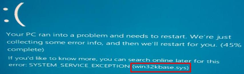 Critical structure corruption win32kbase sys