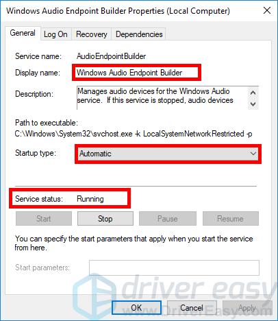 what is audio endpoint driver