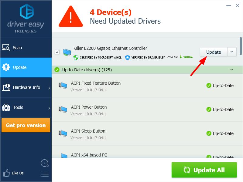 killer network drivers with or without utility