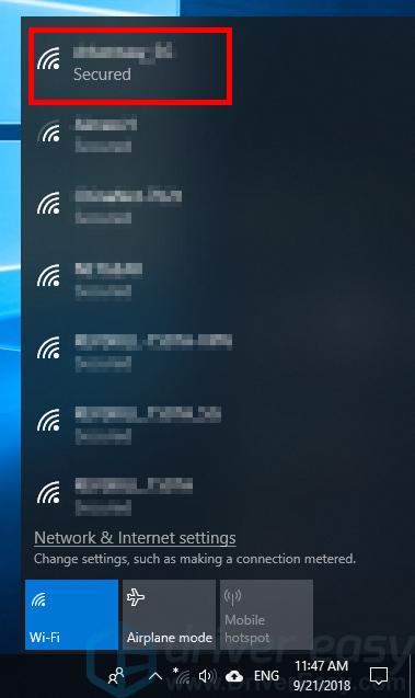 wifi disappeared on laptop