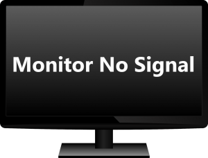 aoc monitor no signal windows 10