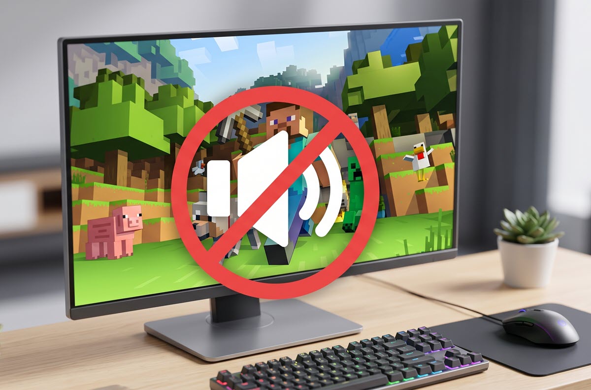 minecraft no sound on windows computer