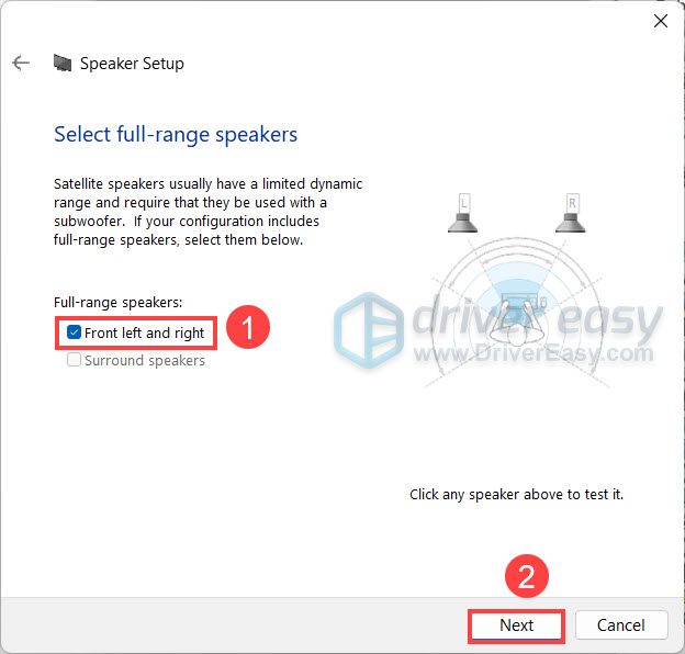 playback device configuration stereo windows 11