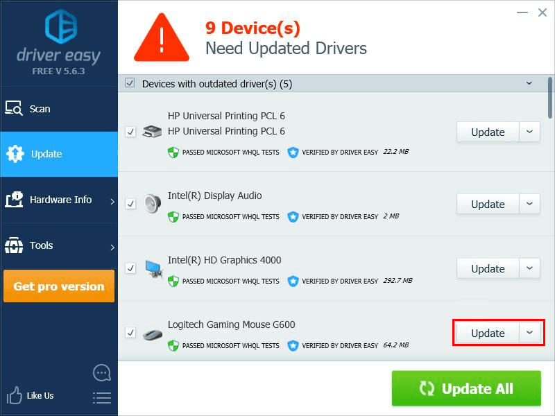 G602 driver download for Windows - Driver Easy