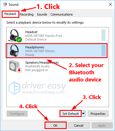 Bluetooth audio lag Quickly Easily Driver Easy