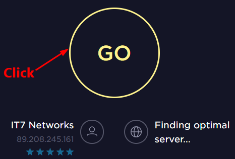 click go to begin testing your connection speed - i can t connect to fortnite servers