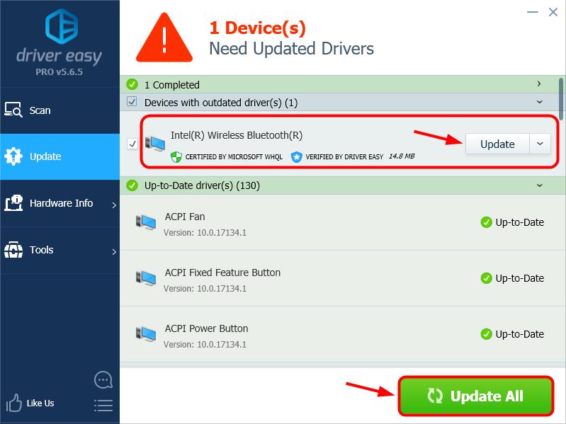 manually install bluetooth driver windows 10