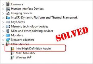 [Solved] Intel High Definition Audio Driver Issues On Windows 10 ...