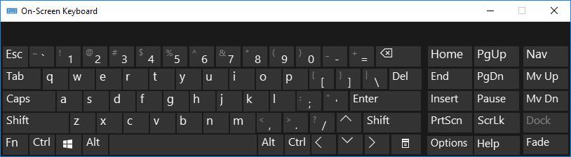 on screen keyboard windows 8