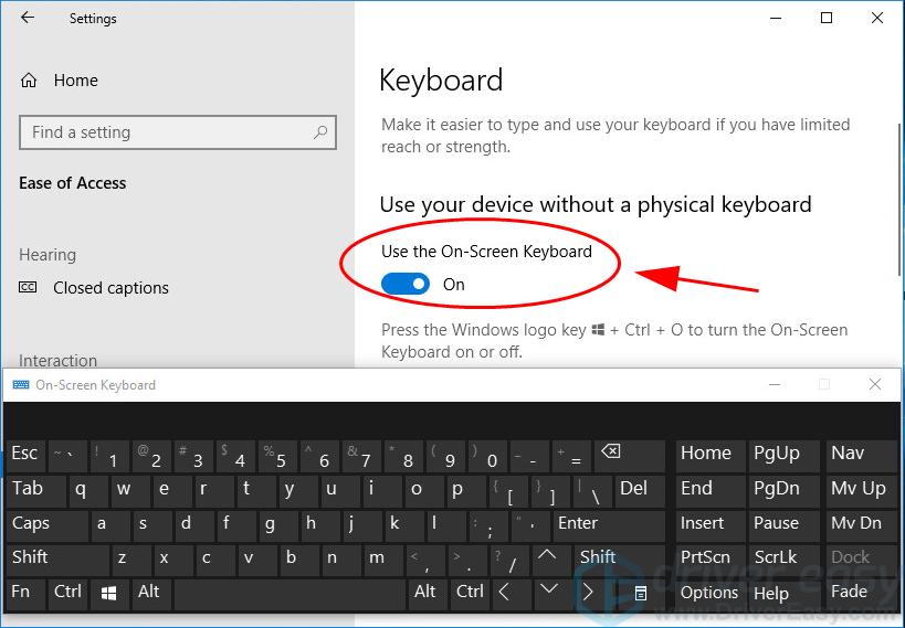 On Screen Keyboard How To Get On Screen Keyboard In Windows 10 8 7