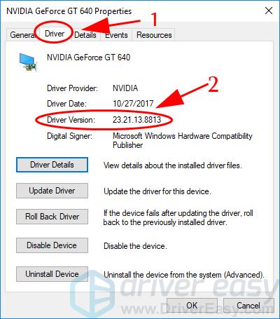 how to check nvidia driver