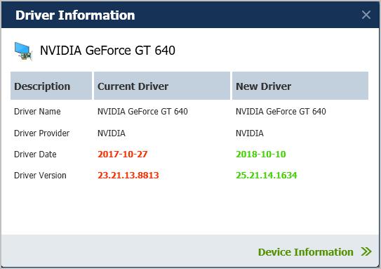 Geforce 640 online driver