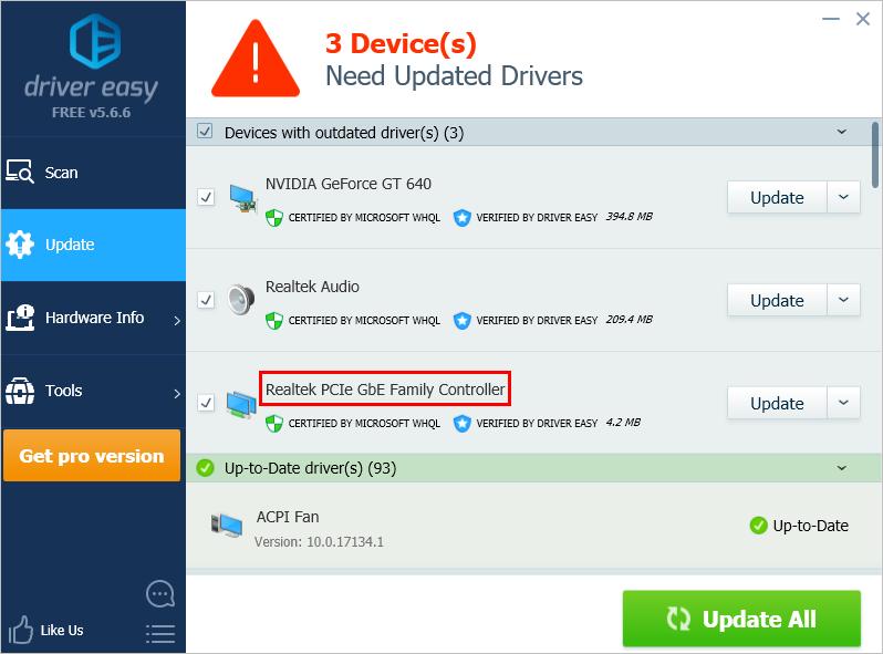 realtek pcie gbe family controller keeps waking computer