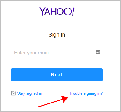 Signin Your Yahoo Account without Password