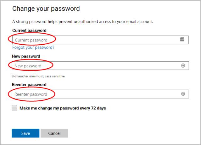 how to change skype password without microsoft account