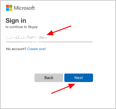 skype sign in forgot password