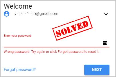 gmail master password reset