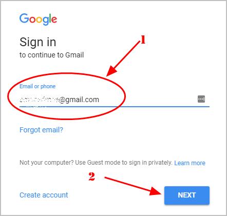 how to set up a new password for my gmail account