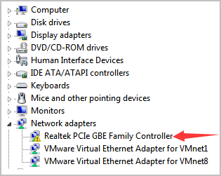 realtek pcie gbe family controller advanced settings