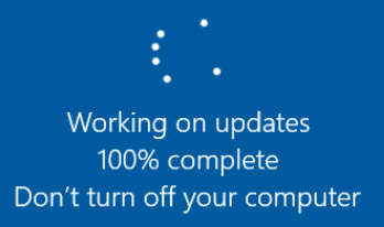 how long for windows update to run 100 updates