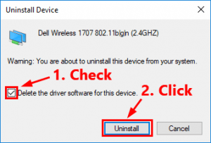 how to reinstall ethernet driver windows 10