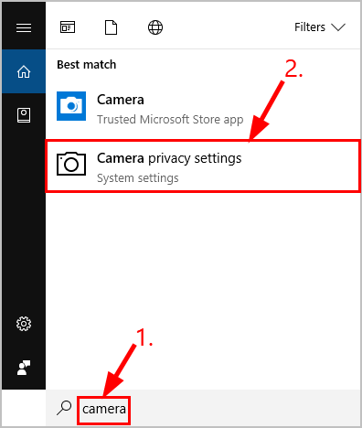 easy camera not working windows 10