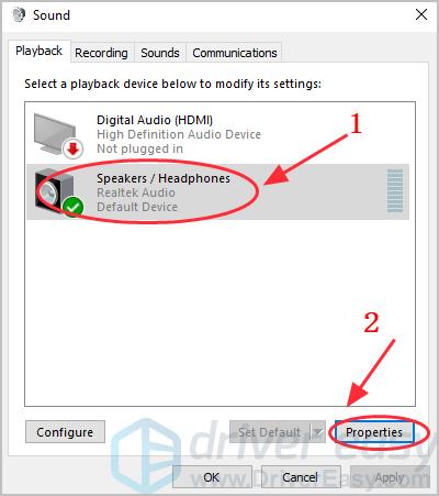 Fixed] Speaker Plugged No Sound in Windows - Driver Easy