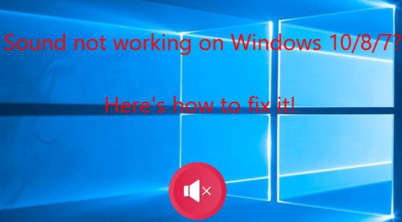 windows audio not working