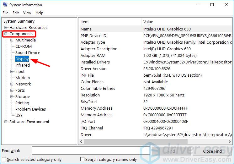 How to find computer specs Windows 10 Easily - Driver Easy