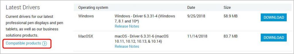 download intuos driver