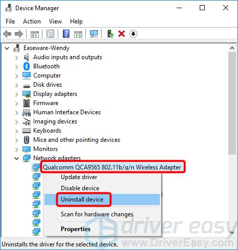 How To Fix Windows 10 Wifi Won T Turn On Driver Easy