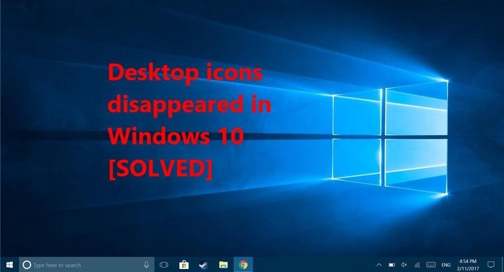 windows 10 desktop not showing