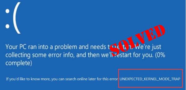 Repair unexpected kernel mode trap