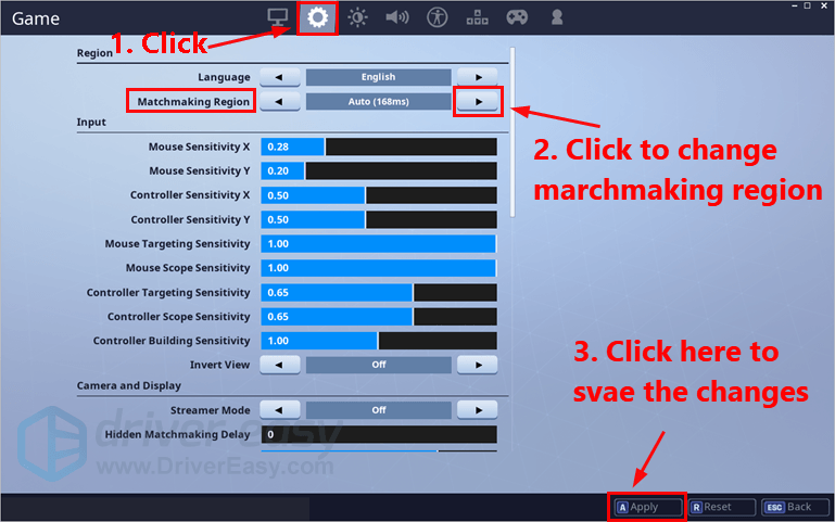 join a squad to see if you ve resolved the high ping issue if not you may need to check if it is a server issue - how to see your ping on fortnite xbox one