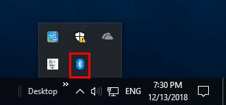 windows 10 bluetooth missing from action center