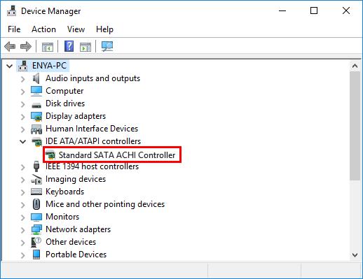 standard sata ahci controller driver windows 7