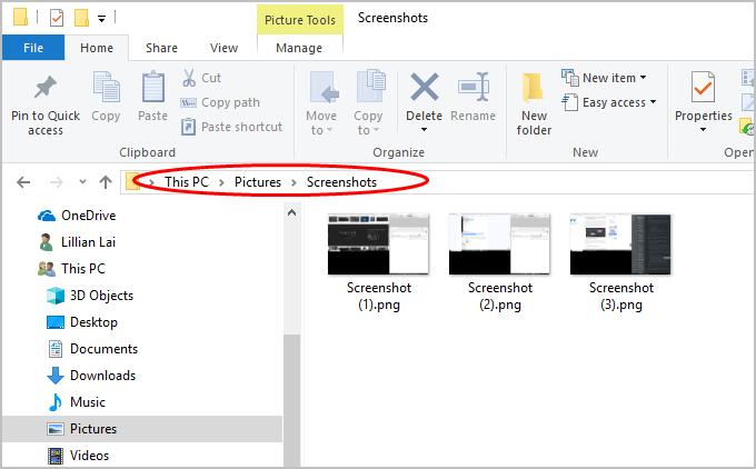 pc screenshot shortcut