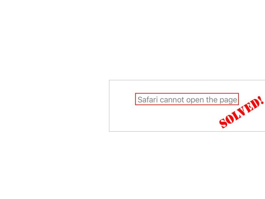cannot open page safari ipad 2