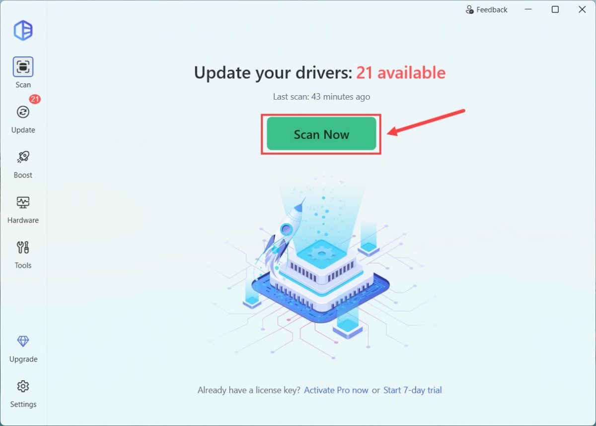 detect missing or outdated device drivers with driver easy