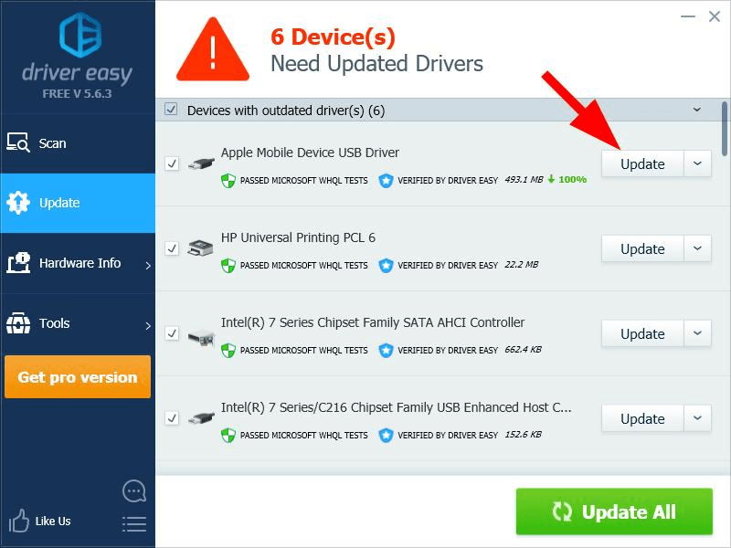 Apple mobile device usb driver нет в диспетчере устройств