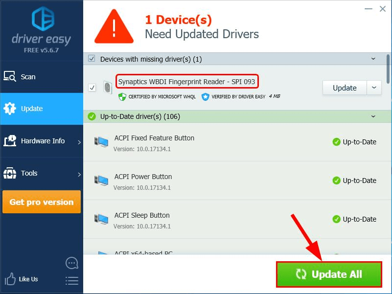 Download fingerprint driver for windows 10 download